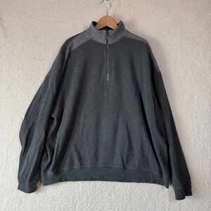 Tommy Bahama Quarter Zip Pullover Sweater Mens‎ XXL Casual Lounge Golf Fishing